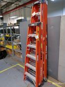 Werner 8' Fiberglass A-Frame Ladder, Louisville 8' Fiberglass A-Frame Ladder, Davison 6'