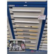 Stanley Vidmar 10-Drawer Heavy Duty Storage Cabinet w/ Contents to Include: Batteries, Please See