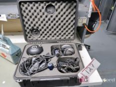 Water Palmer Environmental 0217-0072 Attenuation Decibel Measuring Kit w/ (2) Headphones, Case,