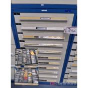 Stanley Vidmar 11-Drawer Heavy Duty Storage Cabinet w/ Contents to Include: Hoist Parts, Feet and