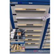 Stanley Vidmar 8-Drawer Heavy Duty Storage Cabinet w/ Contents to Include: Electric Drill Motors,