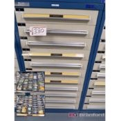 Stanley Vidmar 11-Drawer Heavy Duty Storage Cabinet w/ Contents to Include: Burndy Parts,