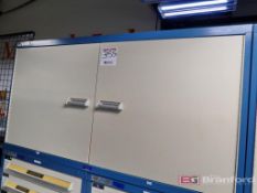 Stanley Vidmar 2-Door Cap Unit w/ Contents to Include: Drill Housings, Crimper Housings, Talk Tone