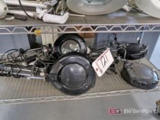 Lot of (4) Desk Mount Magnifying Lights