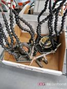 Lot of (2) 6 Clamp Solder Clamping Stands