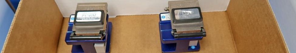 (2) Sumitomo Electric Model FC-6M Fiber Cleavers