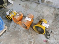 Lot of (4) Fume Extraction Fans