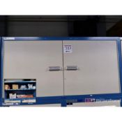 Stanley Vidmar 2-Door Cap Unit w/ Contents to Include: Bosch Batteries, Covers, Metro Tech