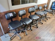 Lot of (6) Bevco Lab Style Chairs