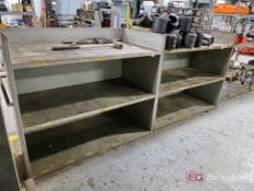 Lot of (2) Heavy Duty Steel Shelving Units