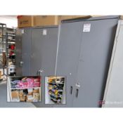 (3) 2-Door Metal Cabinets w/ Contents Incl But Not Limited To Circuit boards, Wire Connectors, Fluke