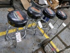 Lot of (4) Hercules Sealing Products Shop Stools
