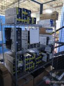 Castered Wire Metro Style Rack w/ Contents Incl Printer Cartridges: Type 206A, 211, 26A, 825A, 410A,