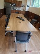 Executive Conferenceroom Approx. 12' Table w/ (12) Chairs