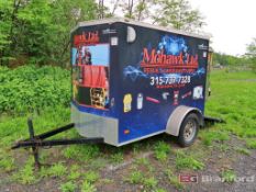 Bravo Single-Axle Utility Cargo Trailer, Approx. 10' w/ Single Ramp Style Door