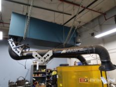 Air Flow Systems Fume Extractor w/ (2) Air Flow Systems EZ Manipulating Fume Arms w/ Lights