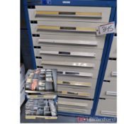 Stanley Vidmar 10-Drawer Heavy Duty Storage Cabinet w/ Contents to Include: Gas Detector Parts,