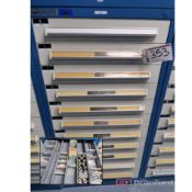 Stanley Vidmar 11-Drawer Heavy Duty Storage Cabinet w/ Contents to Include: Electric Drill Tips, AMP