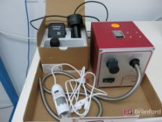 Amscope Model MD800E Digital Camera, (1) Thor Labs Model OSL2IR Fiber Optic Illuminator