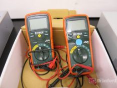 Lot of (2) Extech Instruments Model 430 True RMS Multimeters