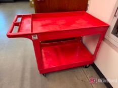 Uline 2-Tier Rolling Utility Cart