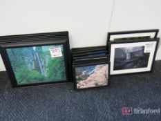 Lot of Various Sized Framed Landscape Photos