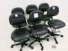 Lot of (6) Laboratory Chairs