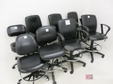 Lot of (8) Laboratory Chairs