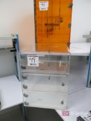 Lot of (2) 3-Door Desiccant Cabinets