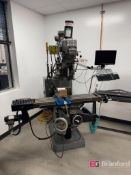 Bridgeport Mill w/ Electronic Readout, Kurt Vise, Tool Holders, Etc