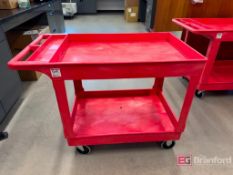 Uline 2-Tier Rolling Utility Cart