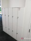 (5) Sections of One over One Employee Lockers
