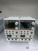 Lot of (2) GW INSTEK Model PFR-100M Multi Range DC Power Supplies