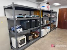 (3) Sections Of Metal Shelving, No Contents