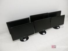 Lot of (6) Flat Panel Computer Monitors