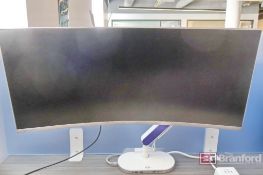 Samsung C34J791WTN Color Display Unit 34 Inch Curved Monitor with ZGO Zdock Integrated Dual Video US