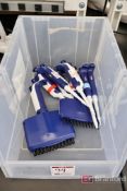 Lot Box of (8) Various Size Rainin Pipet-Lite XLS Pipets