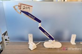 (3) ZGO Zdock Integrated Dual Video USB Docking Station Monitor Arm, No Monitor Included