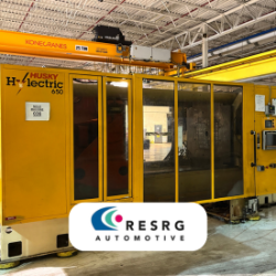 RESRG Automotive: Injection Molding Operation, Overhead Cranes, Robots