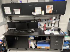 Formaspace 8' Workbench w/ Storage Cabinets & Pegboard