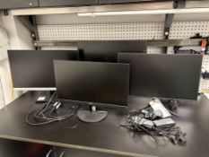 (5) Computer Monitors: Acer & HP