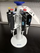 Eppendorf Single-Channel Pipetters w/ Stand