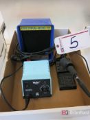 Weller Model WES51 Solder Rework Station, Hakko Model FA-400 Fune Extractor