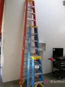 Assorted Werner A-Frame Fiberglass Ladders