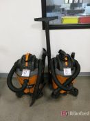 (2) Ridgid Model HD12000 Approx. 10-Gallon Industrial Wet/Dry Shop Vacs
