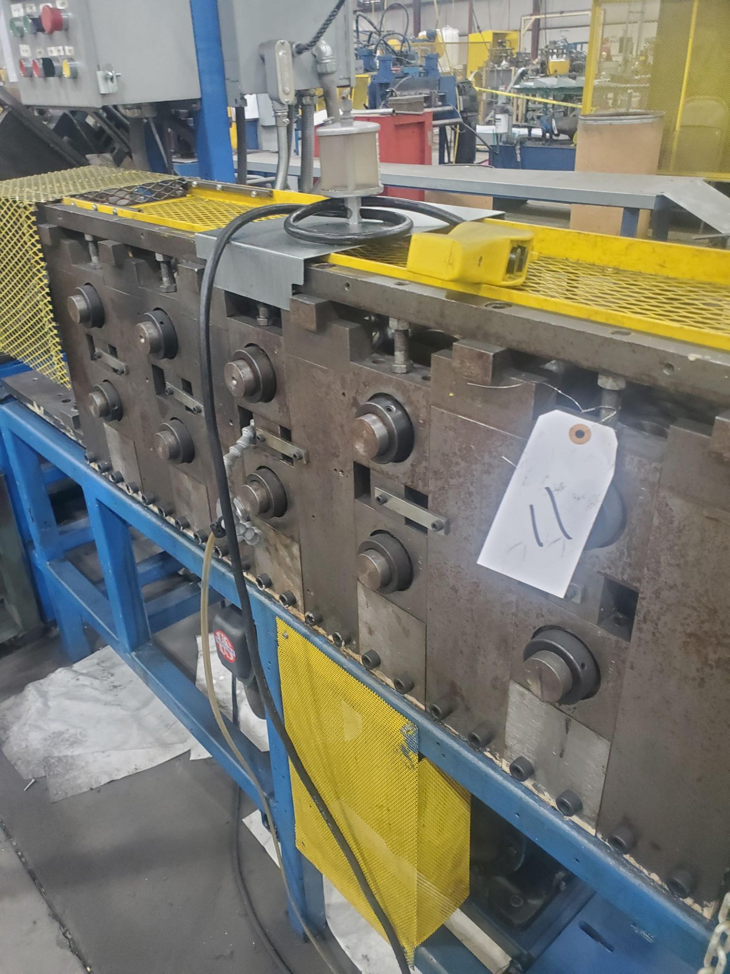 5 Stand Roll Forming Line with Cut Off, Uncoiler, Tooled to Mfg. angle Bracket - Image 13 of 20