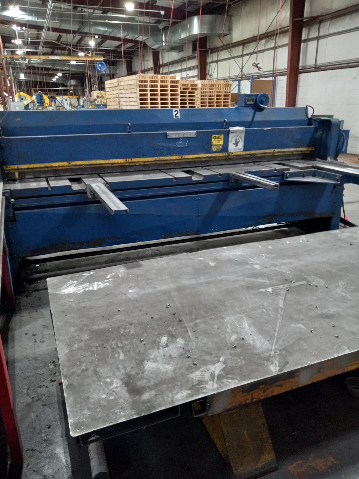10' X 10 Gauge Wysong Shear Model P30, S/N P-32 1744