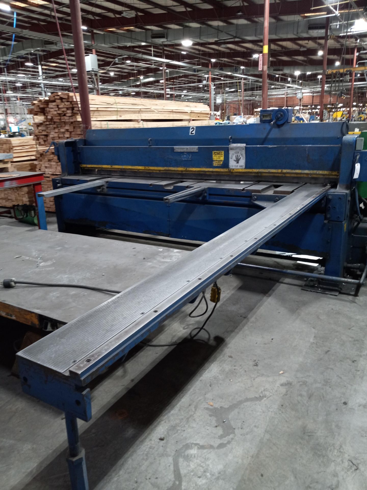 10' X 10 Gauge Wysong Shear Model P30, S/N P-32 1744 - Image 2 of 9