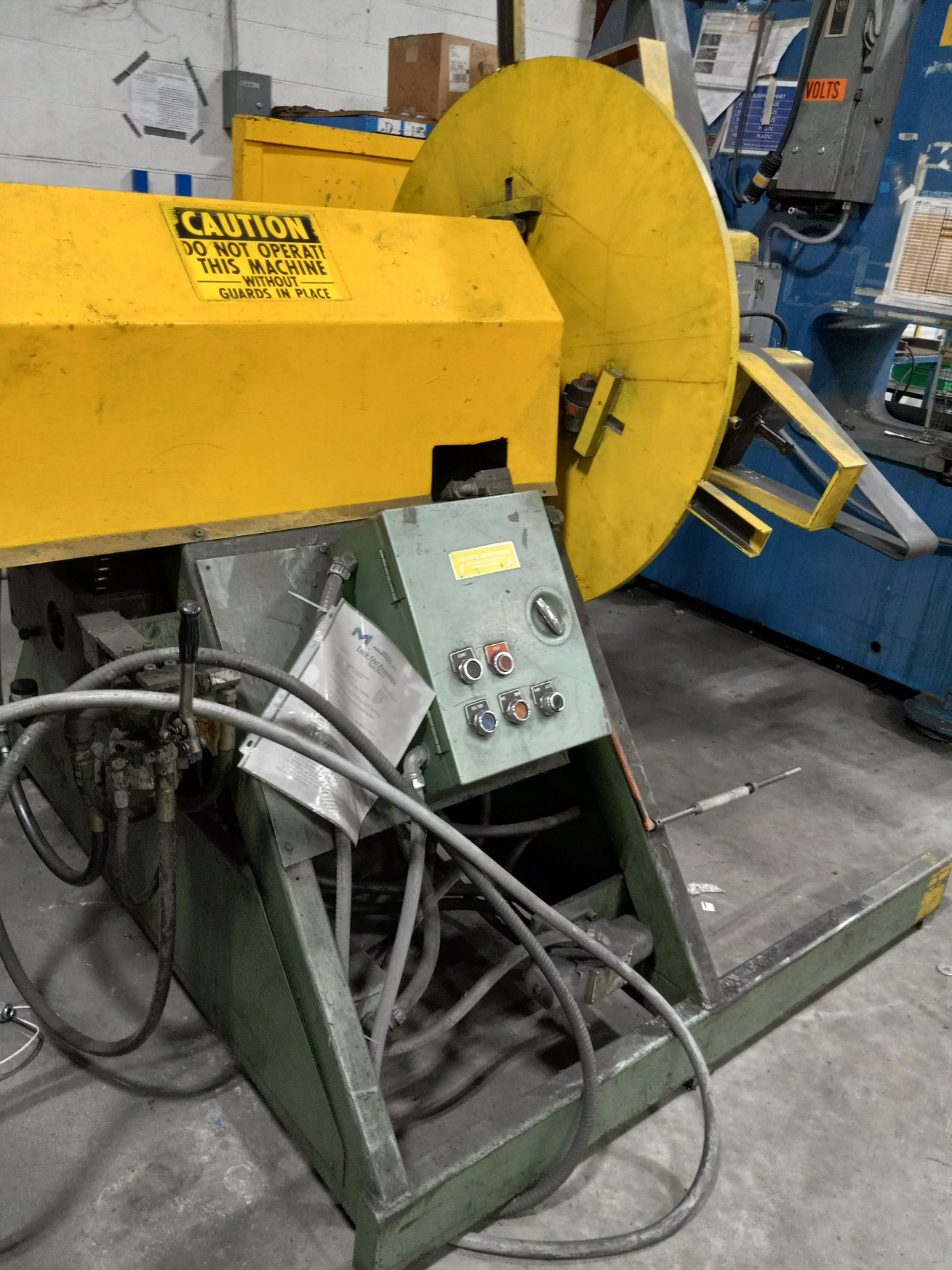 Hydraulic Uncoiler 24" Mandril - Image 2 of 4