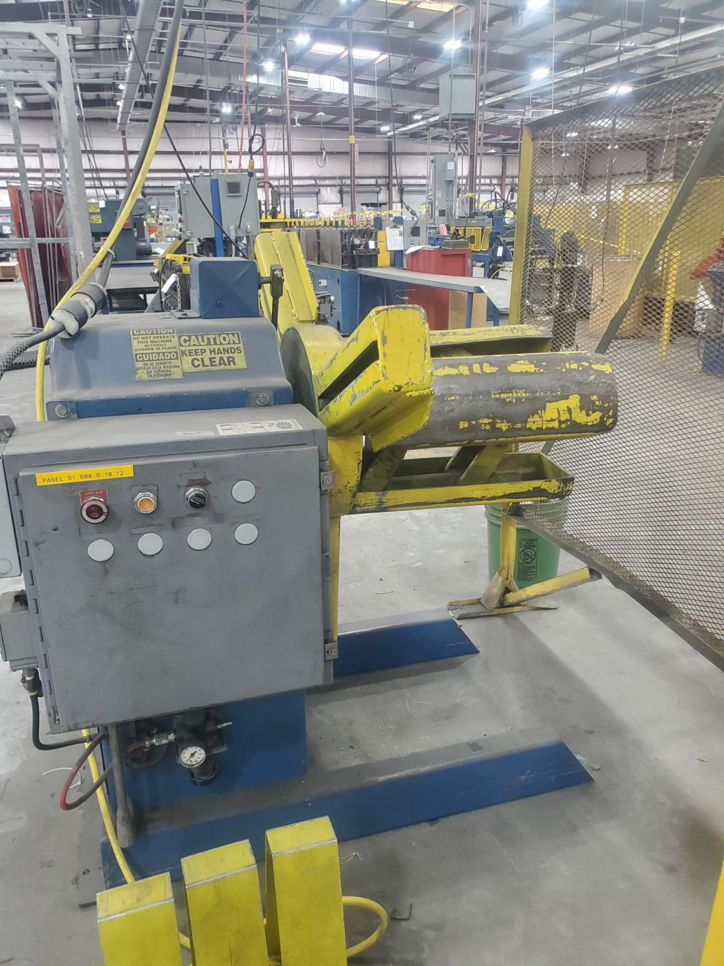 5 Stand Roll Forming Line with Cut Off, Uncoiler, Tooled to Mfg. angle Bracket - Image 16 of 20